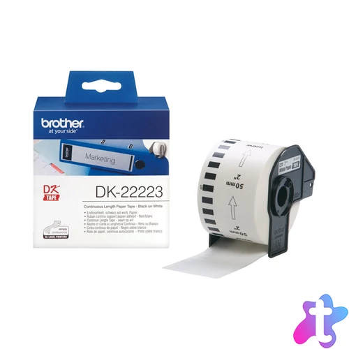 Brother DK-22223 50 mm x 30,48 m öntapadós papírszalag tekercsben