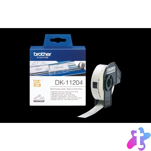 Brother DK-11204 etikett