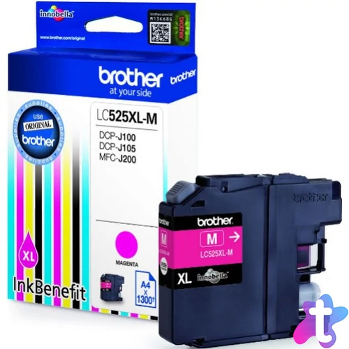 Brother LC525XLM Tintapatron Magenta 12,8 ml 1.300 oldal kapacitás