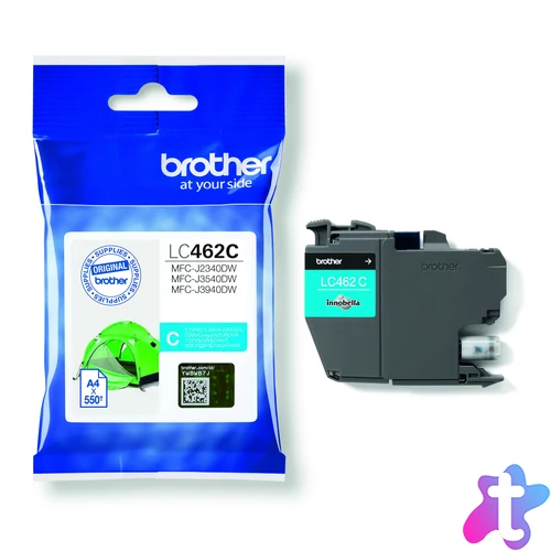 Brother LC462C Tintapatron Cyan 7,2 ml 550 oldal kapacitás