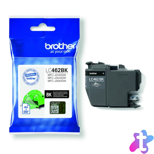 Brother LC462BK Tintapatron Black 12,5 ml 550 oldal kapacitás