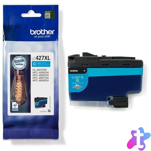 Brother LC427XLC Tintapatron Cyan 5.000 oldal kapacitás