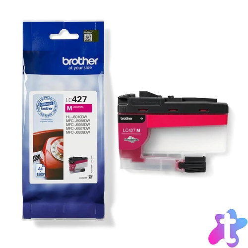 Brother LC427M Tintapatron Magenta 1.500 oldal kapacitás