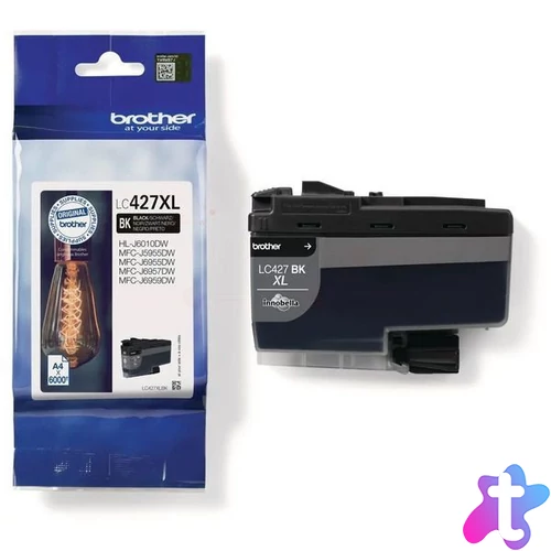 Brother LC427XLBK Tintapatron Black 6.000 oldal kapacitás