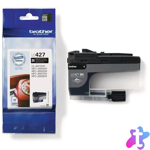 Brother LC427BK Tintapatron Black 3.000 oldal kapacitás