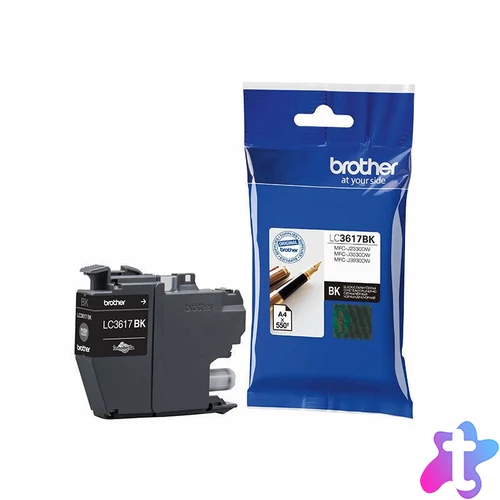 Brother LC3617BK Tintapatron Black 12,5 ml 550 oldal kapacitás