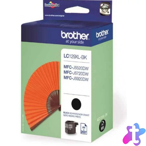 Brother LC129XLBK Tintapatron Black 44,2 ml 2.400 oldal kapacitás