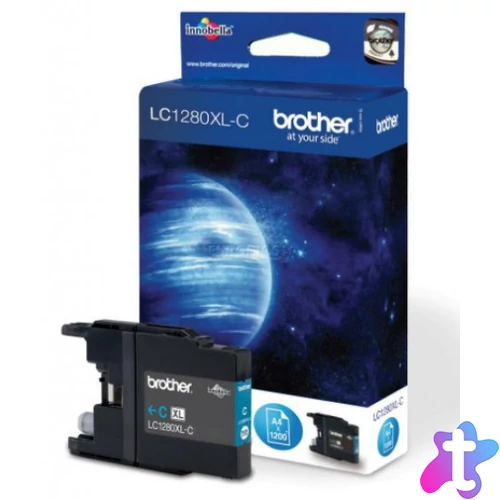 Brother LC1280XLC Tintapatron Cyan 13,3 ml 1.200 oldal kapacitás