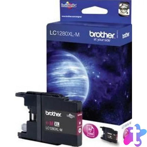 Brother LC1280XLM Tintapatron Magenta 13,3 ml 1.200 oldal kapacitás