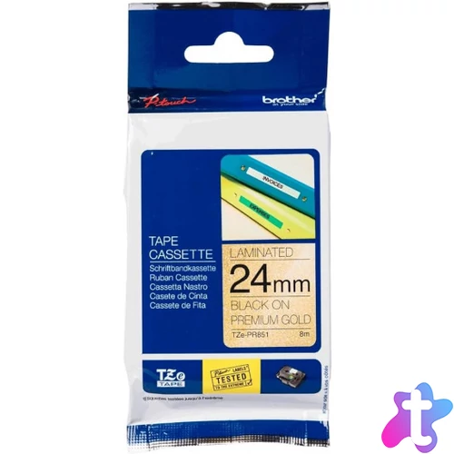 Brother TZe-PR851 24 mm széles 8 m hosszú szalagkazetta