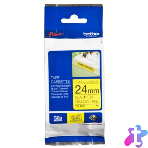 Brother TZe-S651 24 mm széles 8 m hosszú szalagkazetta