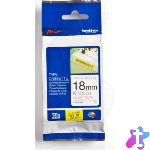 Brother TZe-S241 18 mm széles 8 m hosszú szalagkazetta