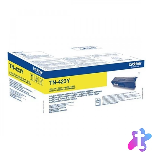 Brother TN-423Y Toner Yellow 4.000 oldal kapacitás