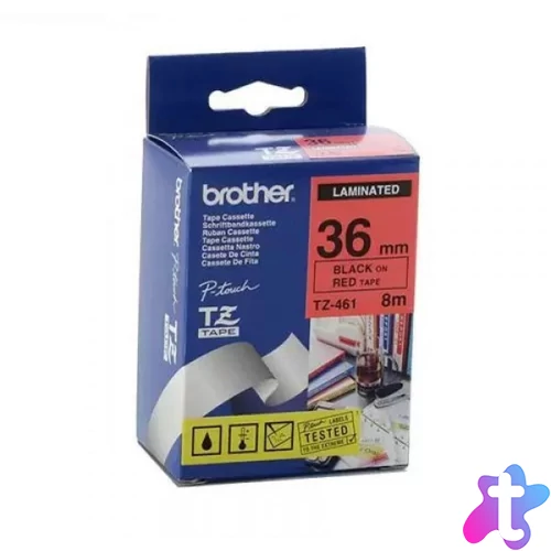 Brother TZe-461 36 mm széles 8 m hosszú szalagkazetta