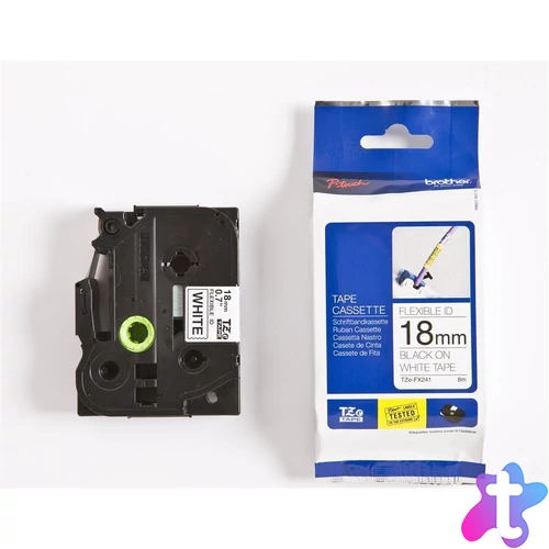 Brother TZe-FX241 18 mm széles 8m hosszú szalagkazetta