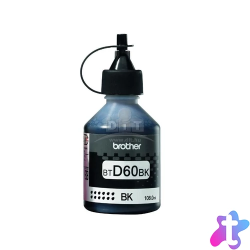 Brother BTD60BK Tintatartály Black 108 ml 7.500 oldal kapacitás