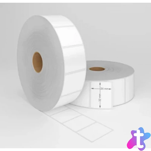 Utángyártott Zebra 800261-105 32mm x 25 mm 2580 db etikett