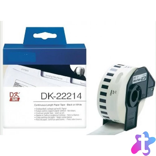 Utángyártott BROTHER DK22214 papírszalag 12mm x 30,48m