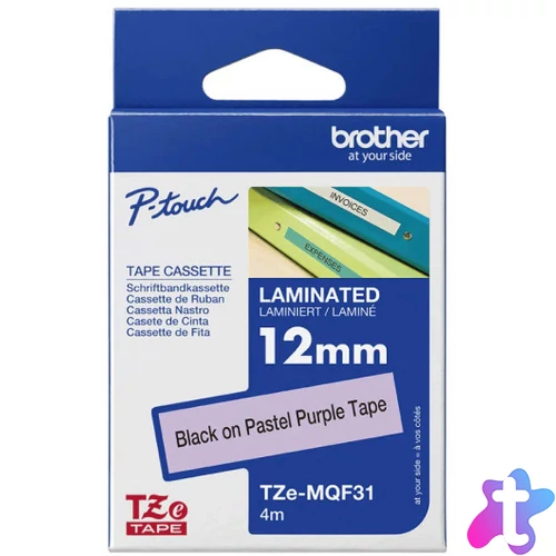 Brother TZe-MQF31 12 mm széles 4 m hosszú szalagkazetta
