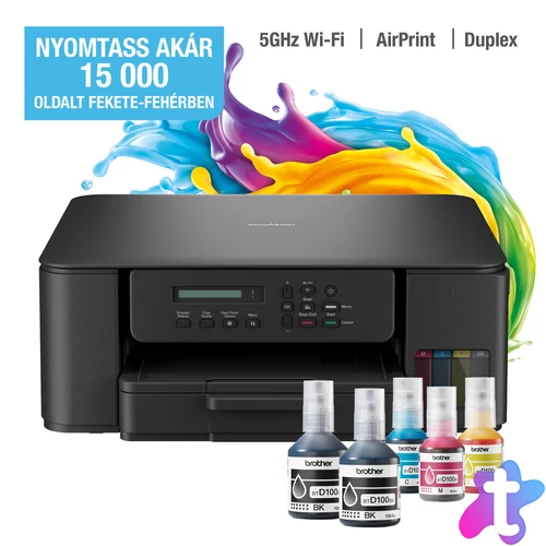 Brother DCPT530DW színes külső tintatartályos simatetős multifunkciós nyomtató