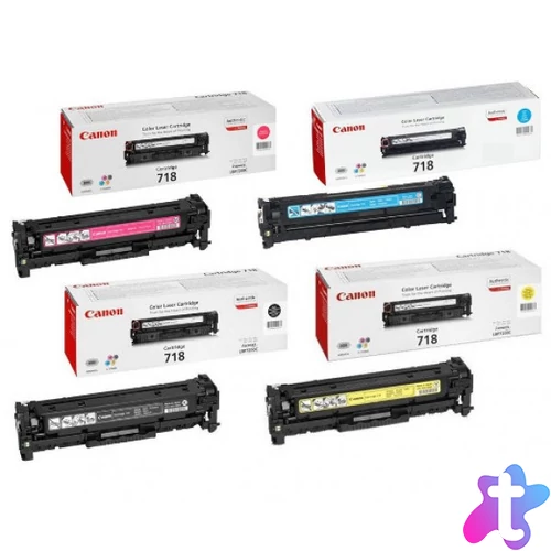 Canon CRG718 Toner Yellow 2.900 oldal kapacitás