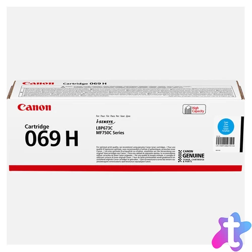 Canon CRG069H Toner Cyan 5.500 oldal kapacitás