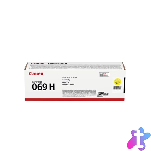 Canon CRG069H Toner Yellow 5.500 oldal kapacitás
