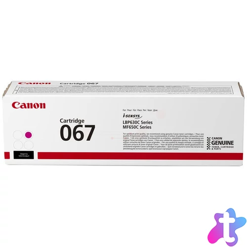 Canon CRG067 Toner Magenta 1.250 oldal kapacitás