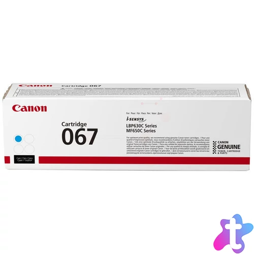 Canon CRG067 Toner Cyan 1.250 oldal kapacitás