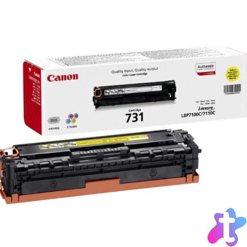 Canon CRG731 Toner Yellow  1.500 oldal kapacitás