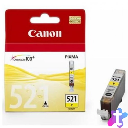 Canon CLI-521 Tintapatron Yellow 9 ml