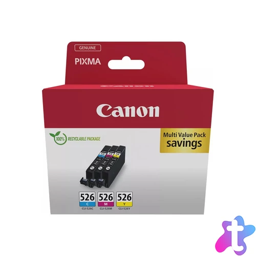Canon CLI-526 C/M/Y (3x9 ml) Tintapatron Multipack
