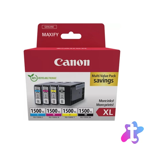Canon PGI-1500XL Tintapatron Multipack 1x34,7 ml + 3x12 ml