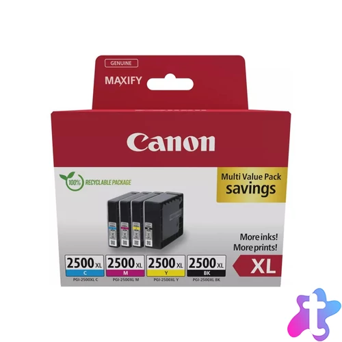 Canon PGI-2500XL Tintapatron Multipack 1x70,9 ml + 3x19,3 ml