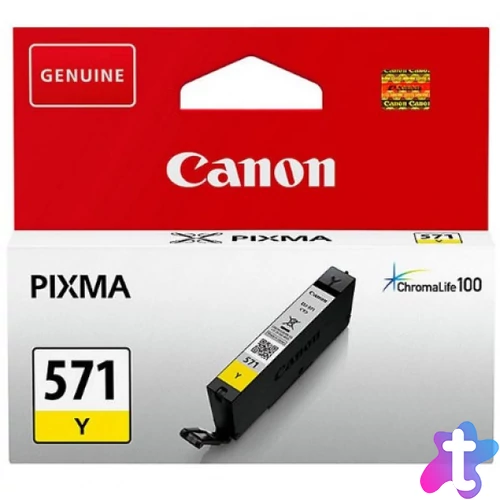 Canon CLI-571 Tintapatron Yellow 7 ml