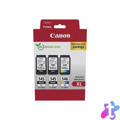 Canon PG-545XLx2 (2x15 ml) + CL-546XL (1x13 ml) Multipack