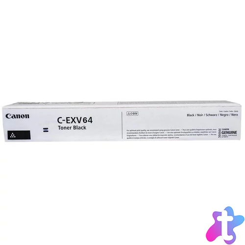 Canon C-EXV64 Toner Black 38.000 oldal kapacitás