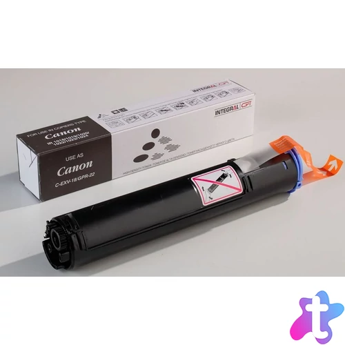 Utángyártott CANON EXV18 IR1018 Toner 8400 oldal kapacitás INTEGRAL