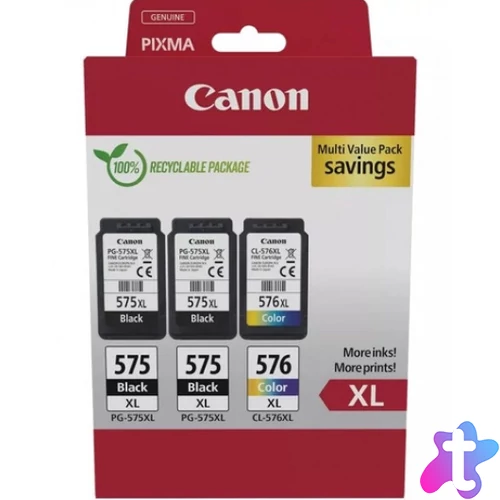 Canon PG-575XLx2 (2x15 ml) + CL-576XL (1x13 ml) Multipack