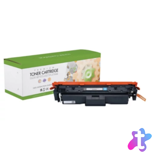 Utángyártott CANON CRG046H/HP CF411X Toner Cyan 5.000 oldal kapacitás SCC tonerszintet mutató chippel