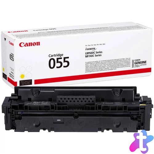 Canon CRG055 Toner Yellow 2.100 oldal kapacitás