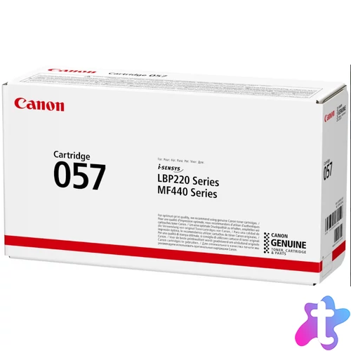 Canon CRG057 Toner Black 3.100 oldal kapacitás