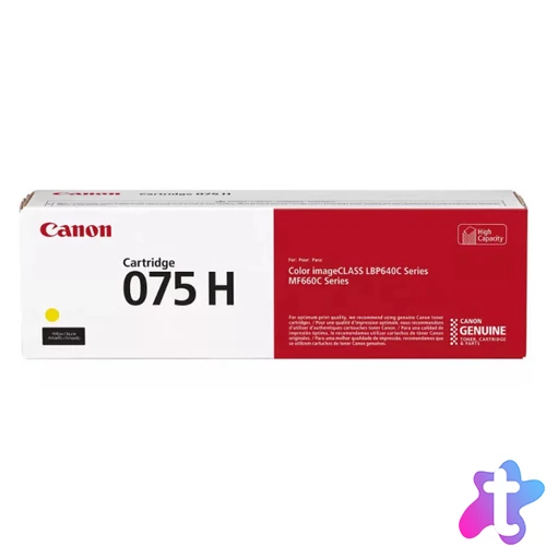 Canon CRG075H Toner Yellow 2500 oldal kapacitás