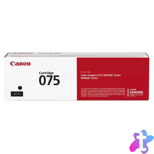 Canon CRG075 Toner Black 1400 oldal kapacitás