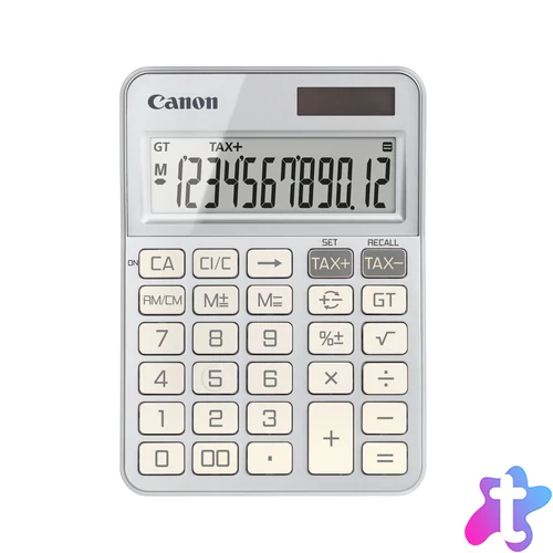 Canon KS-125KB-SL ezüst asztali számológép