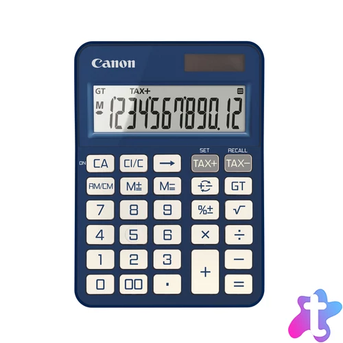 Canon KS-125KB-BL kék asztali számológép