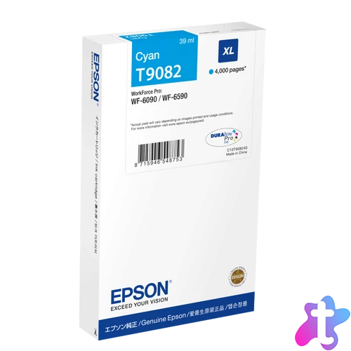 Epson T9082 Patron Cyan 4K /o/