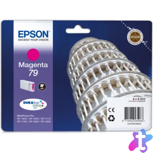 Epson T7913 Tintapatron Magenta 6,5ml No.79