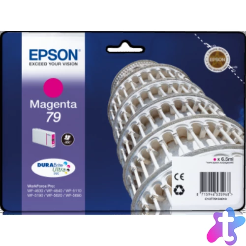Epson T7913 Tintapatron Magenta 6,5ml No.79