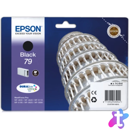 Epson T7911 Tintapatron Black 14,4ml No.79
